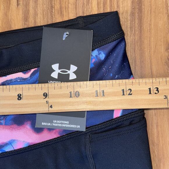 Under Armour Run Anywhere Ankle High Rise Tights‎ Black Reflective Small NEW Gym - Picture 7 of 9